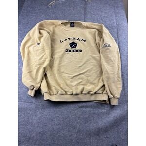 VTG 4 Head Authentic Mens XL Yellow Latham 2003 Championship Street 00s Athletic